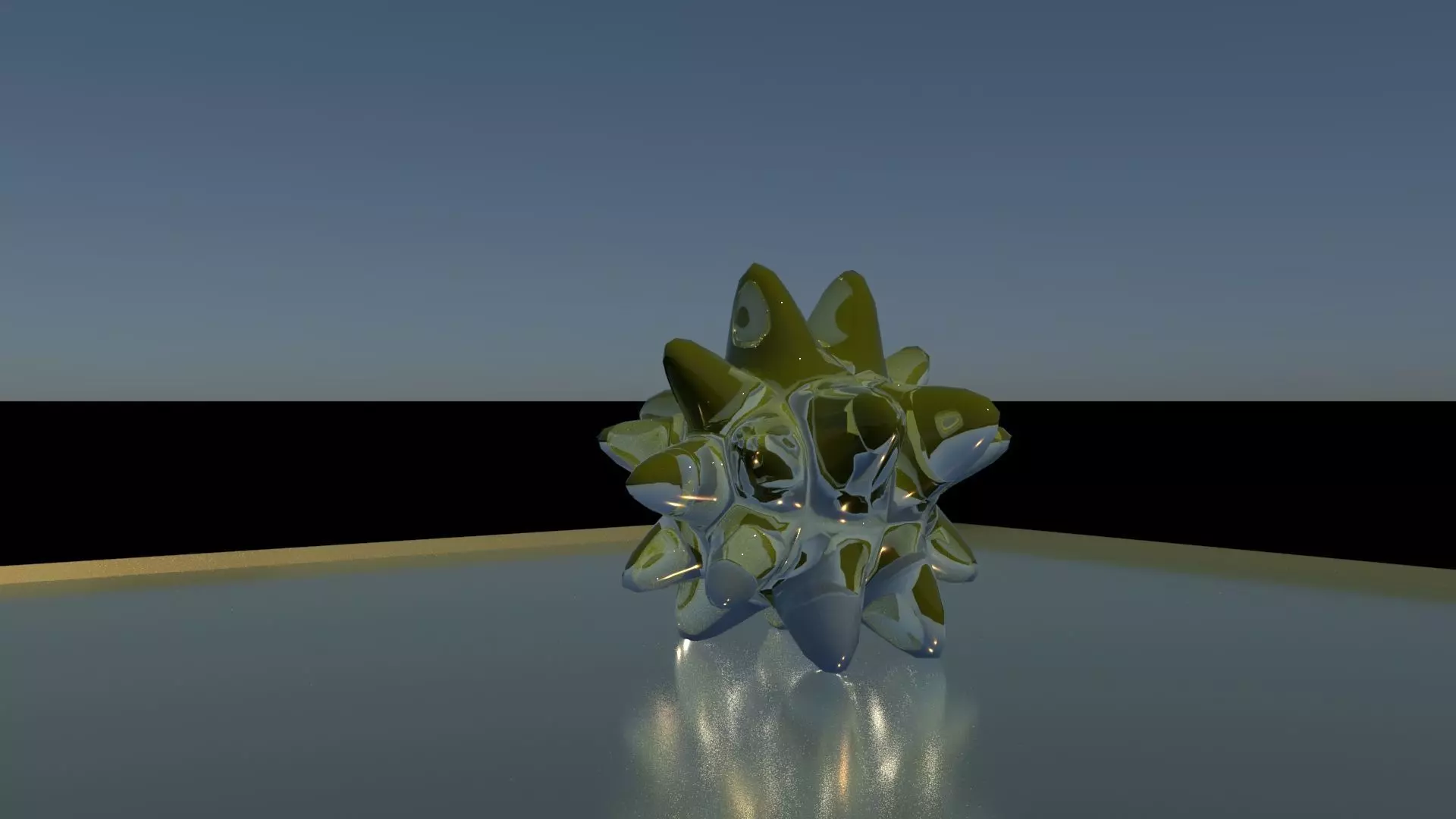 Glass decorative star Free 3D model