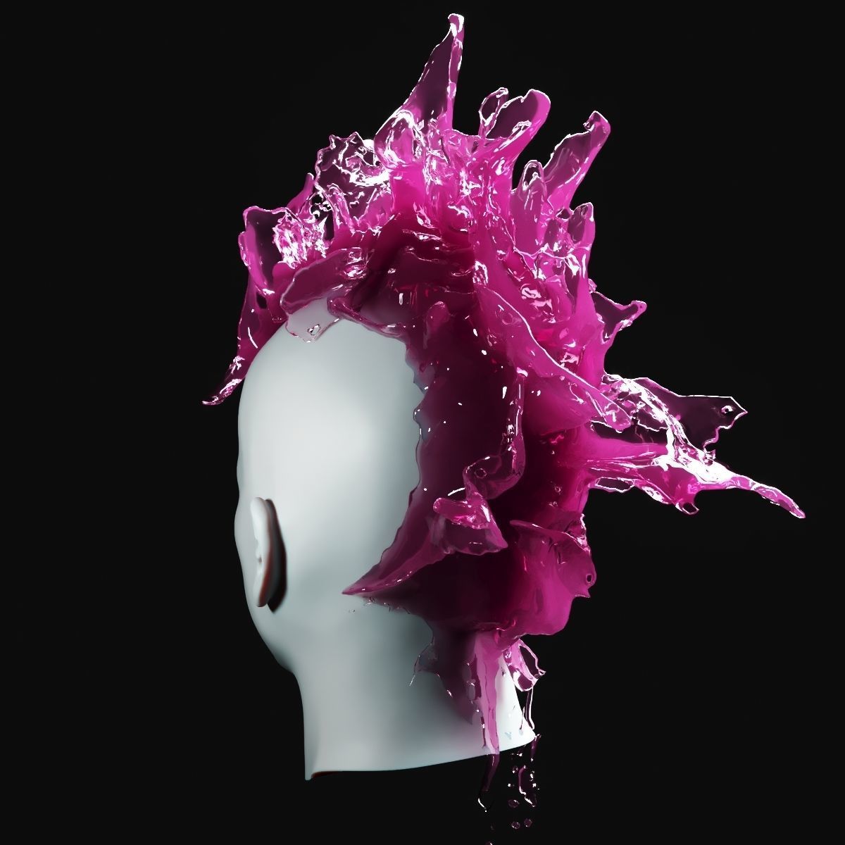 Punk Splash 4 3D model_6
