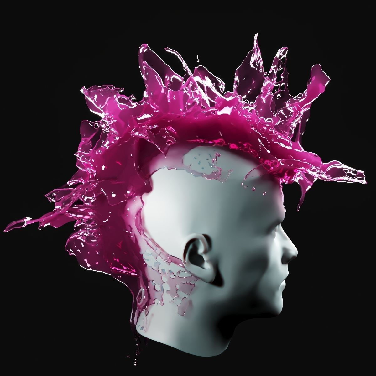Punk Splash 4 3D model_4