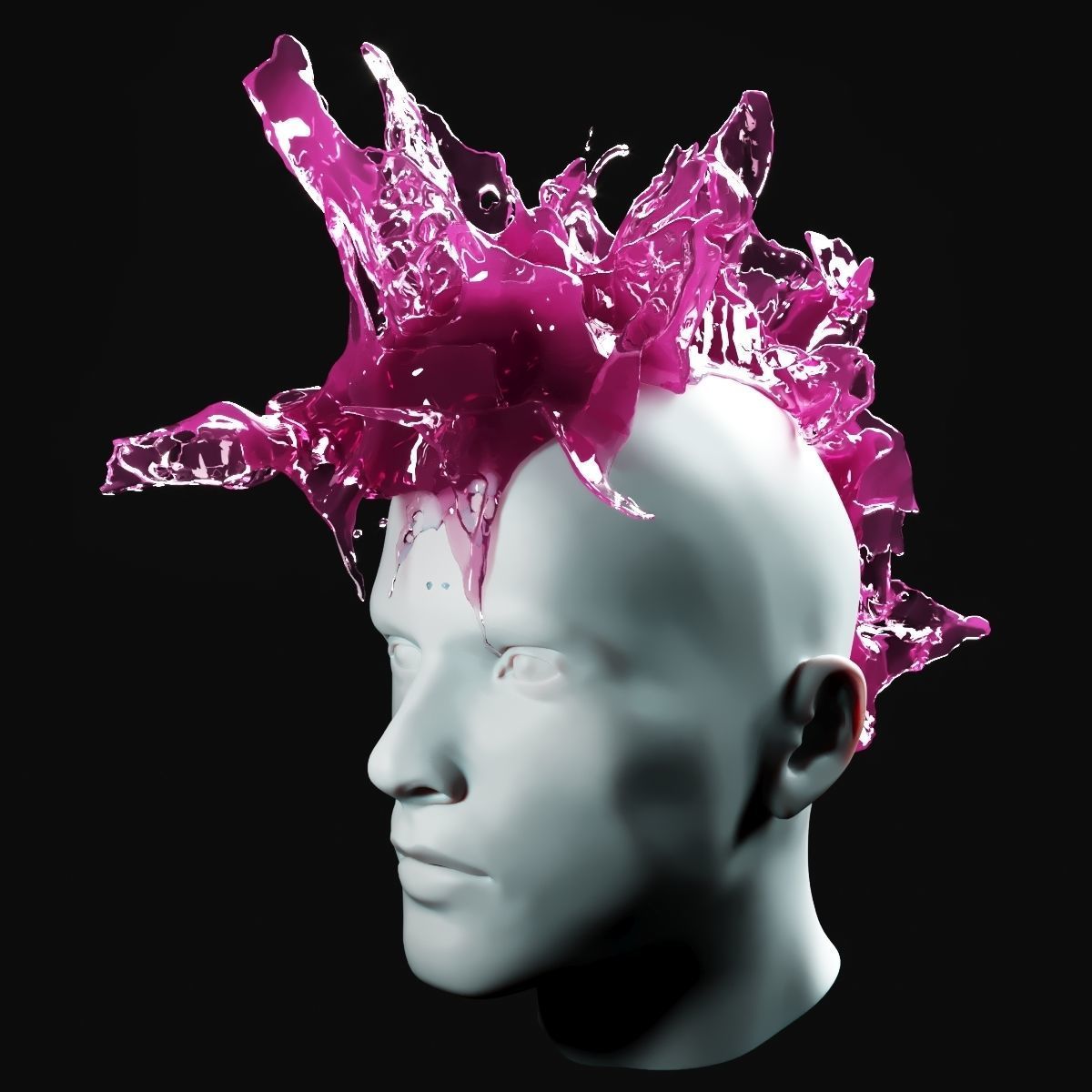 Punk Splash 4 3D model_1