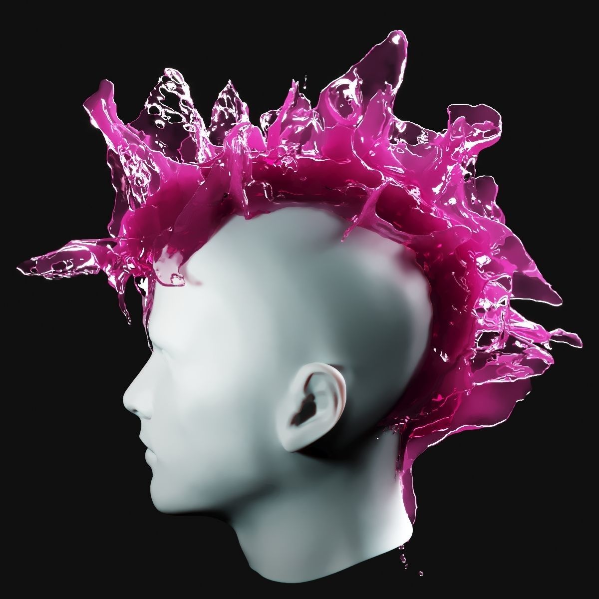 Punk Splash 4 3D model_0