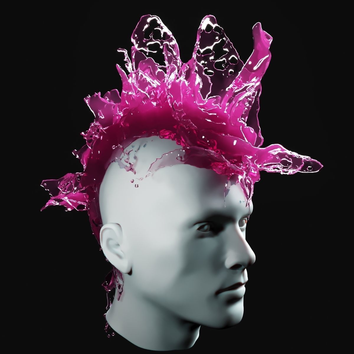 Punk Splash 4 3D model_3