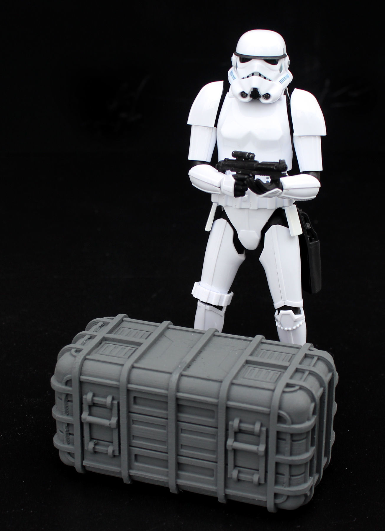 Star Wars Gray Crate 1-18 scale Kenner Hasbro  Free 3D print model_20