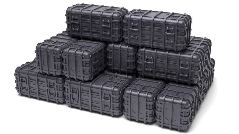 Star Wars Gray Crate 1-18 scale Kenner Hasbro  Free 3D print model_2