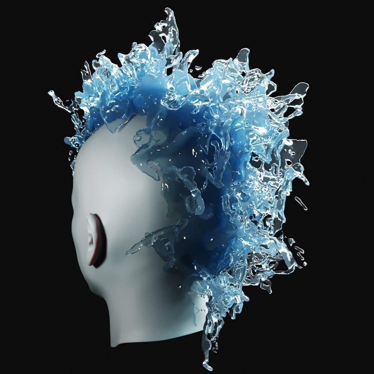 Punk Splash Icon Punk Splash 5 3D model | CGTrader