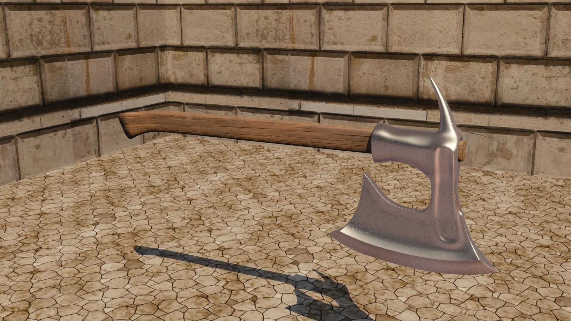 Heavy Axes 3D model_4