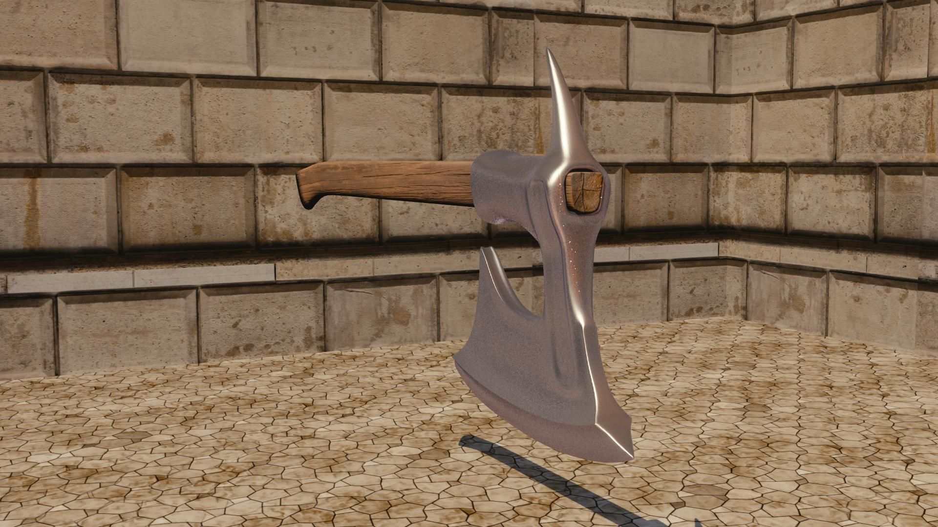 Heavy Axes 3D model_5