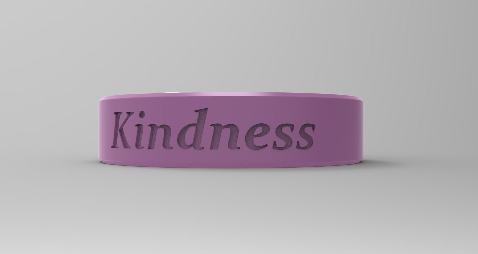 Kindness Ring Pink 3D print model_3