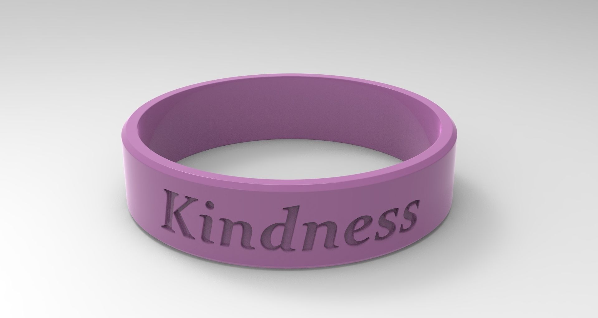 Kindness Ring Pink 3D print model_2