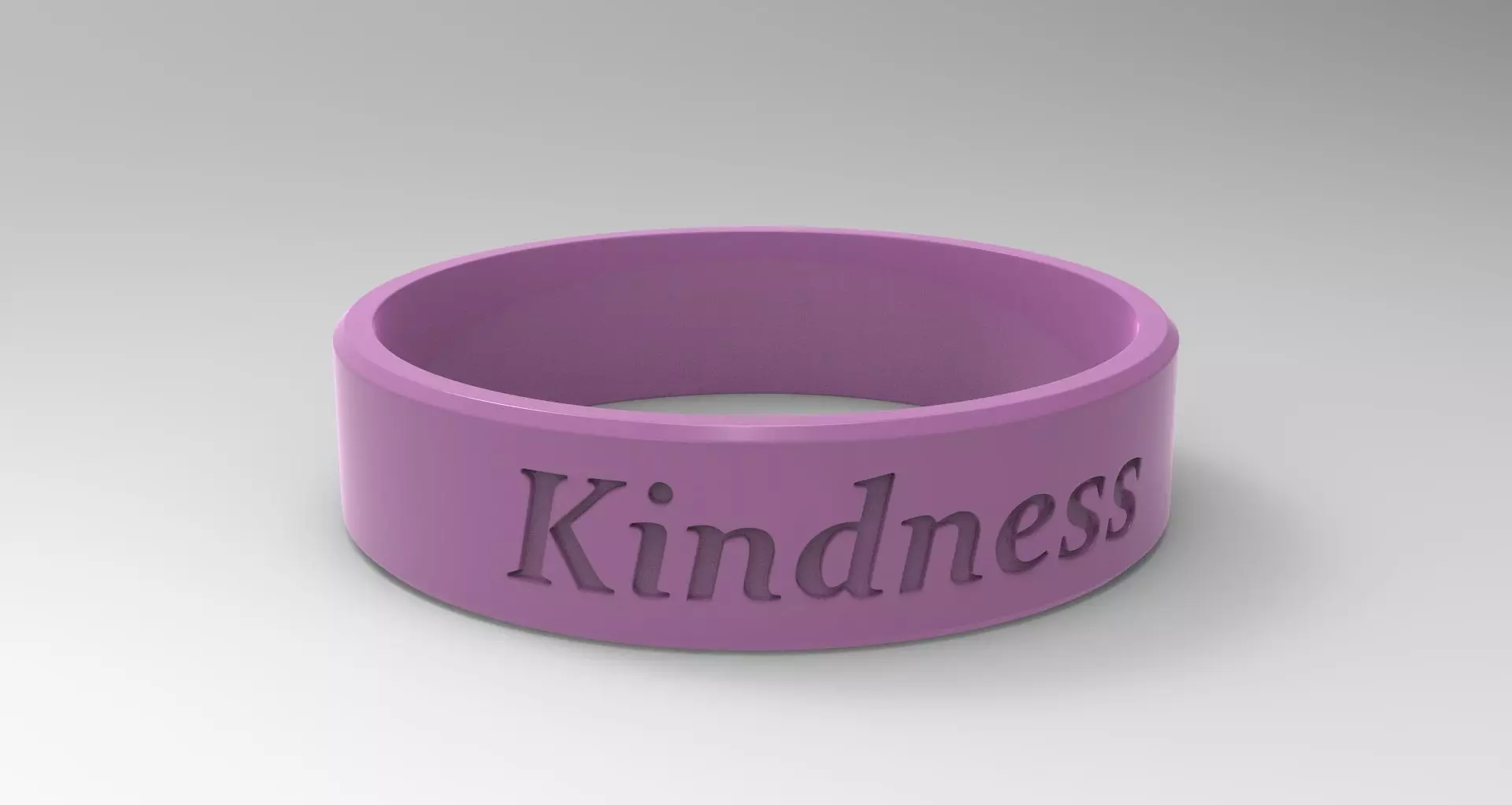Kindness Ring Pink 3D print model_0