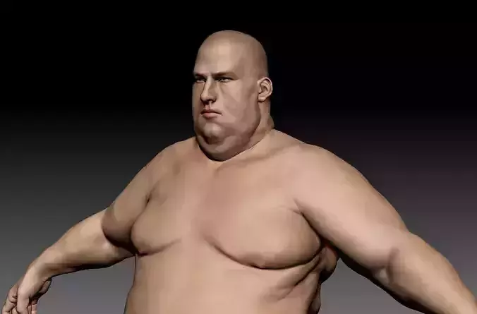 Male body 09 3D model