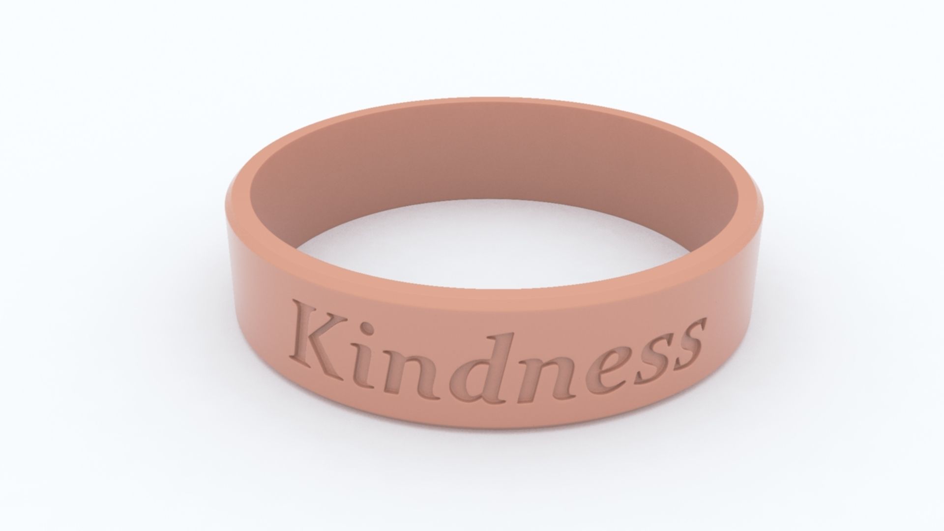 Kindness Ring Platinum 3D print model_6
