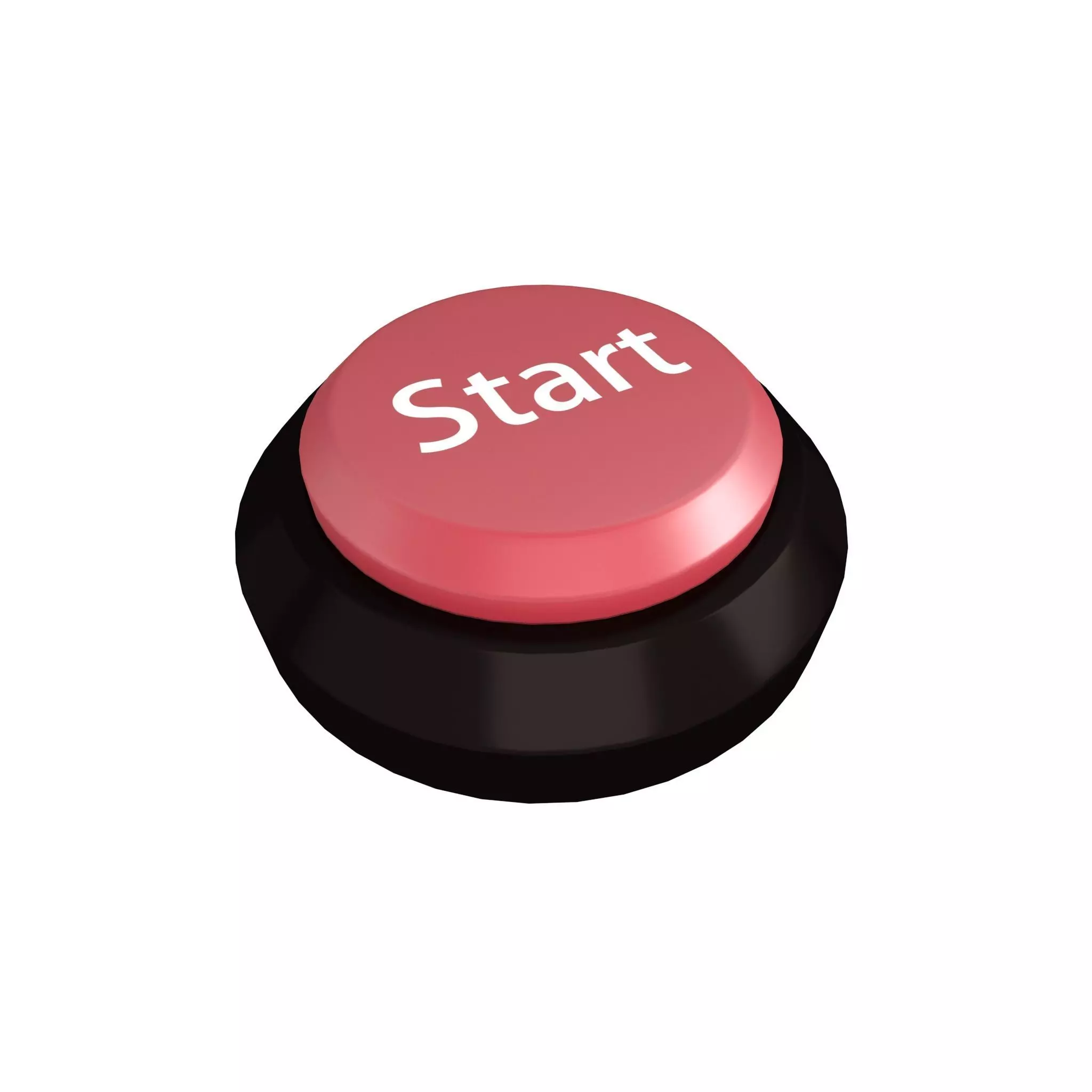 Start Button V1 034 Low-poly 3D model_0