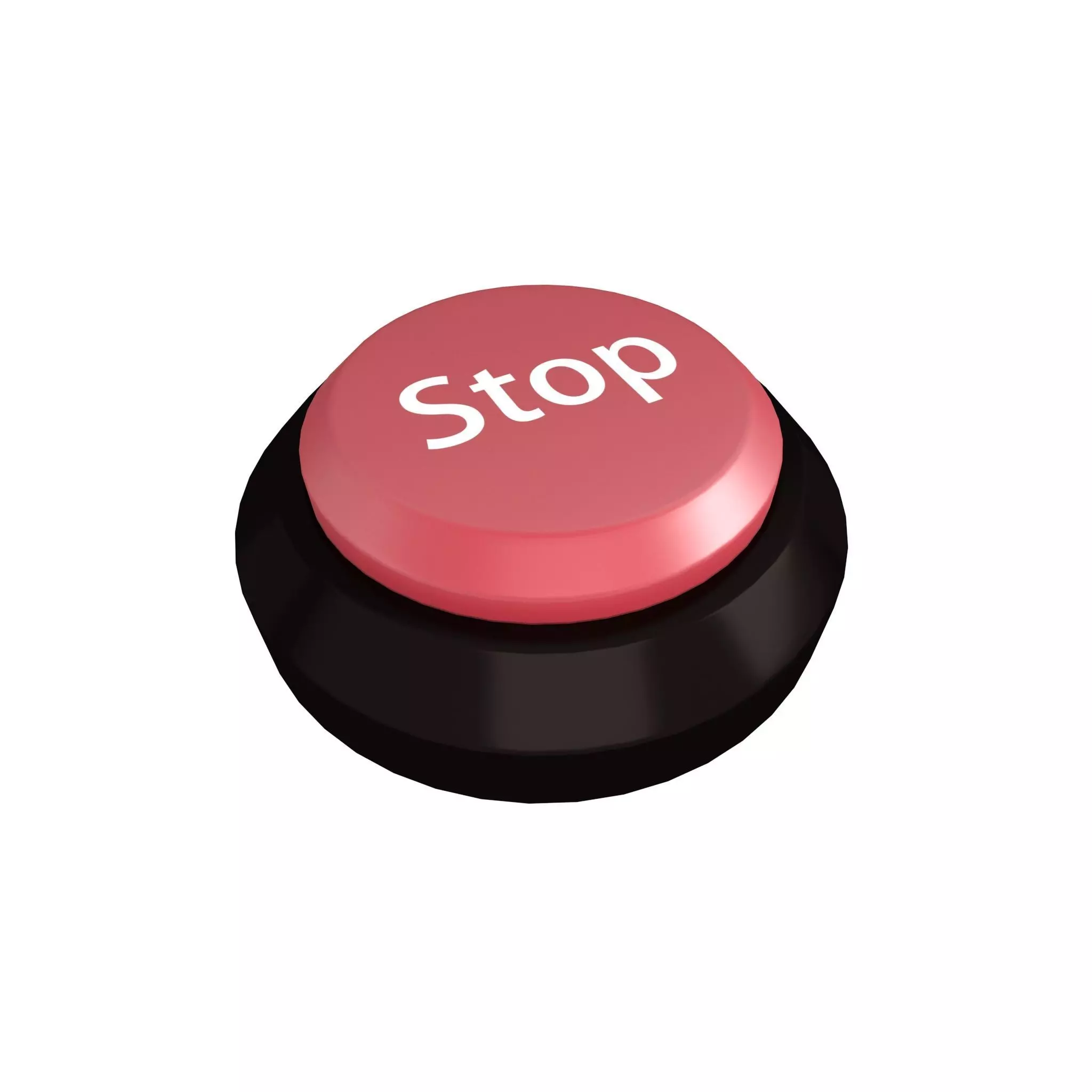 Start Button V1 037 Low-poly 3D model