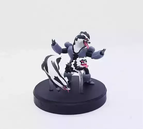 Zigzagoon, Linoone, Obstagoon フィギュアセット REMAINING BALANCE] 1/20 Scale World Figure [YEYU
