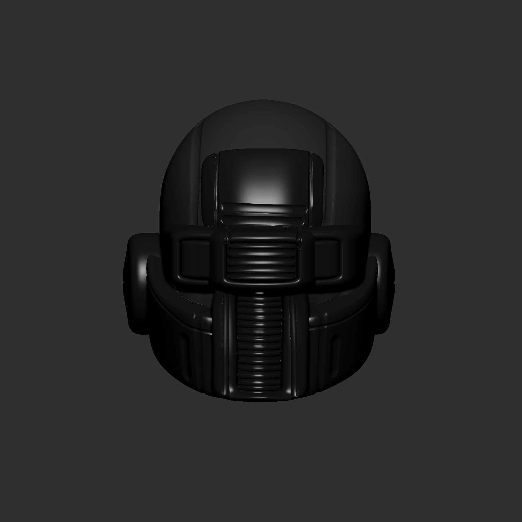helmet high poly sculpt 3d printable ver 7 3D model 3D model_2