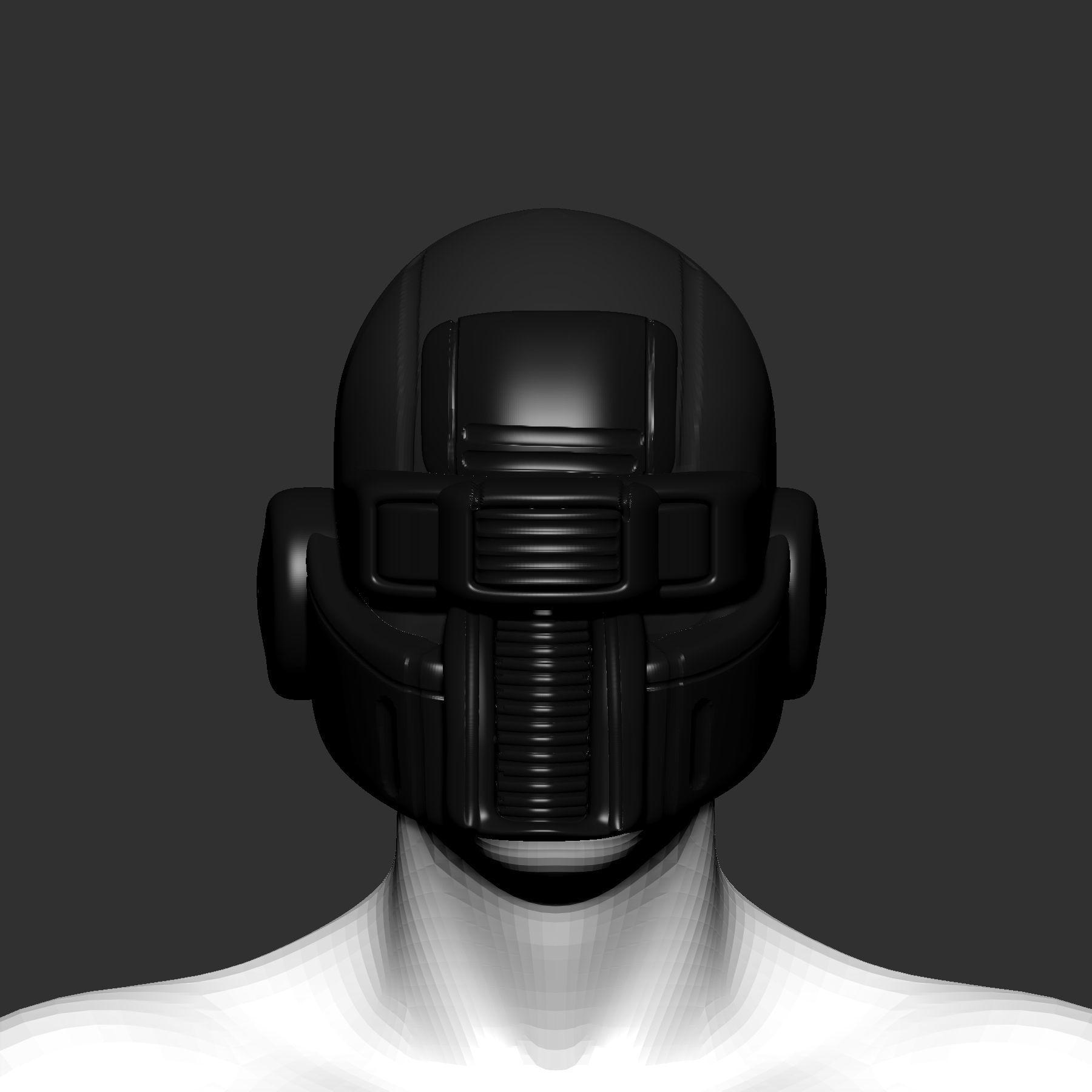 helmet high poly sculpt 3d printable ver 7 3D model 3D model_1