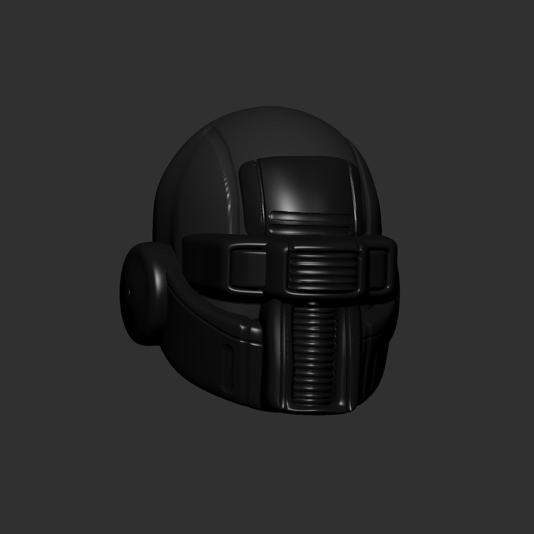 helmet high poly sculpt 3d printable ver 7 3D model 3D model_4