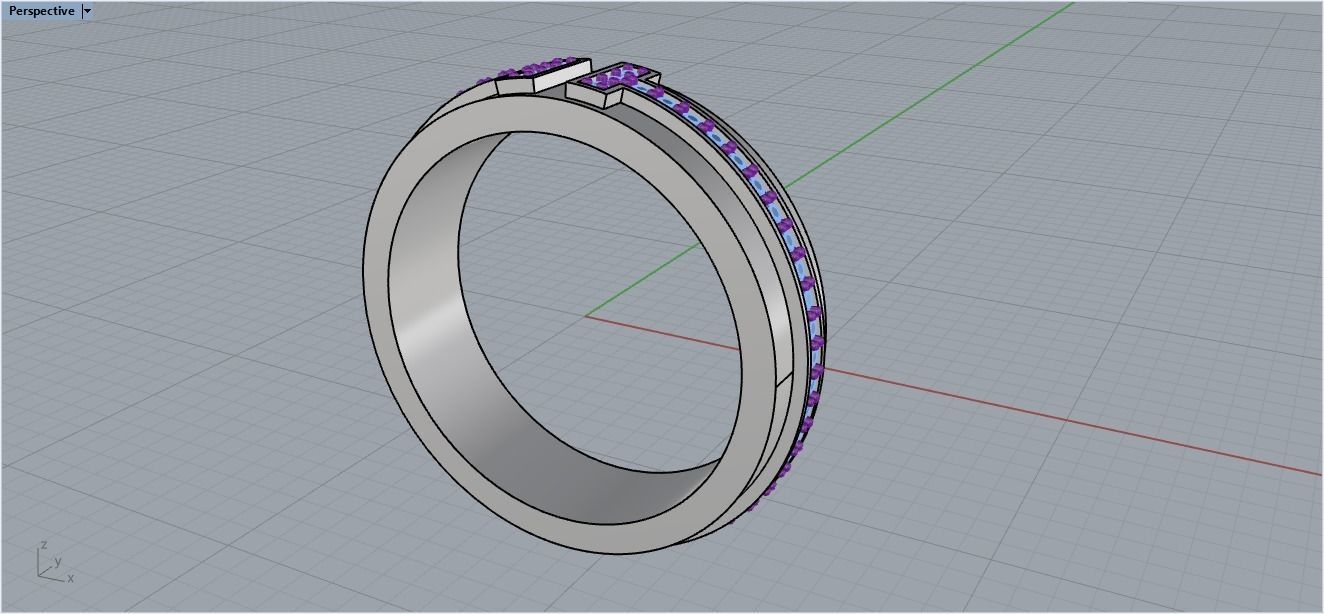 Tiffany ring 3D print model_26