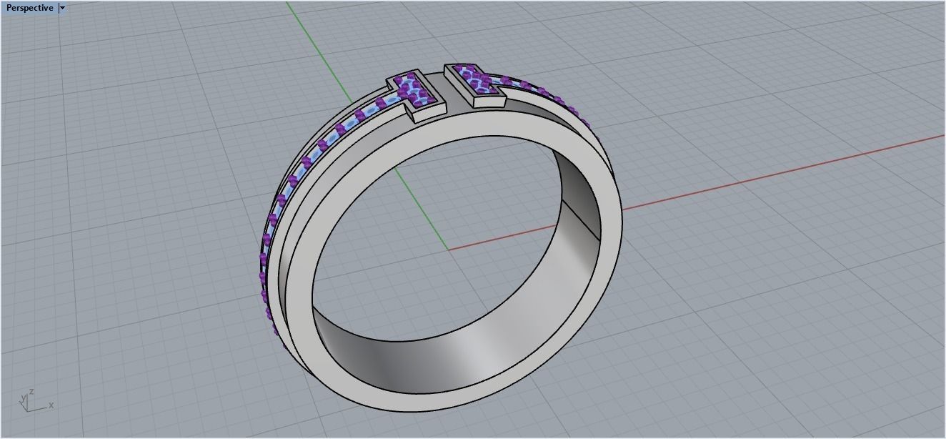 Tiffany ring 3D print model_24