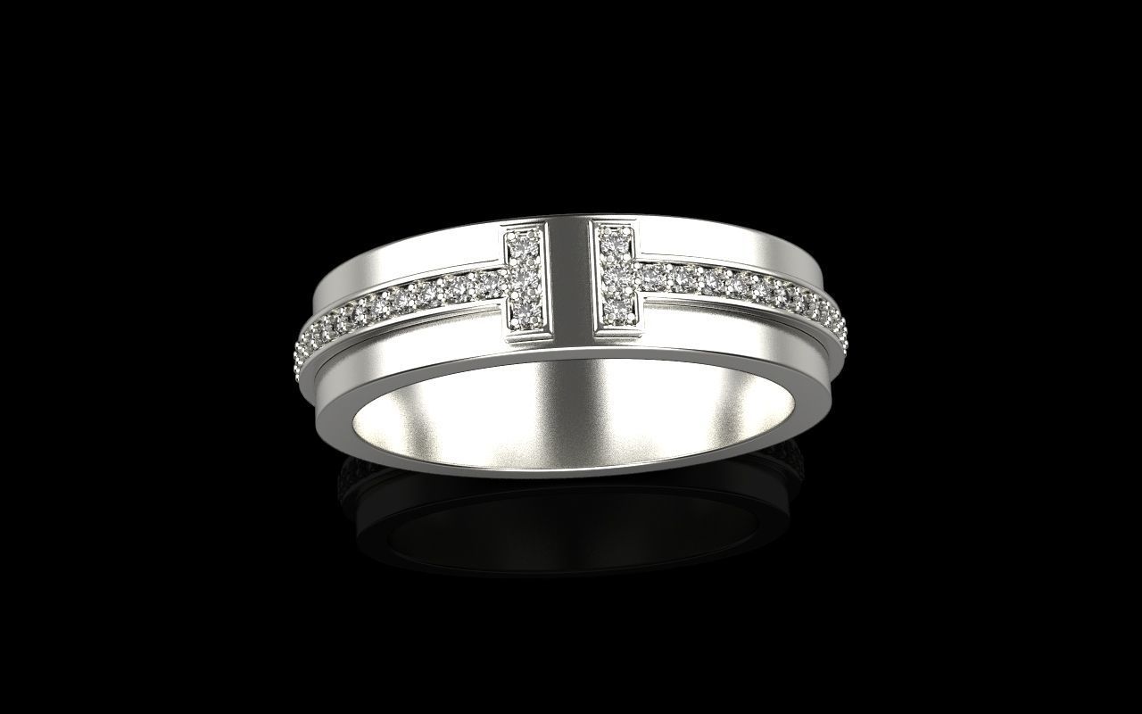 Tiffany ring 3D print model_14