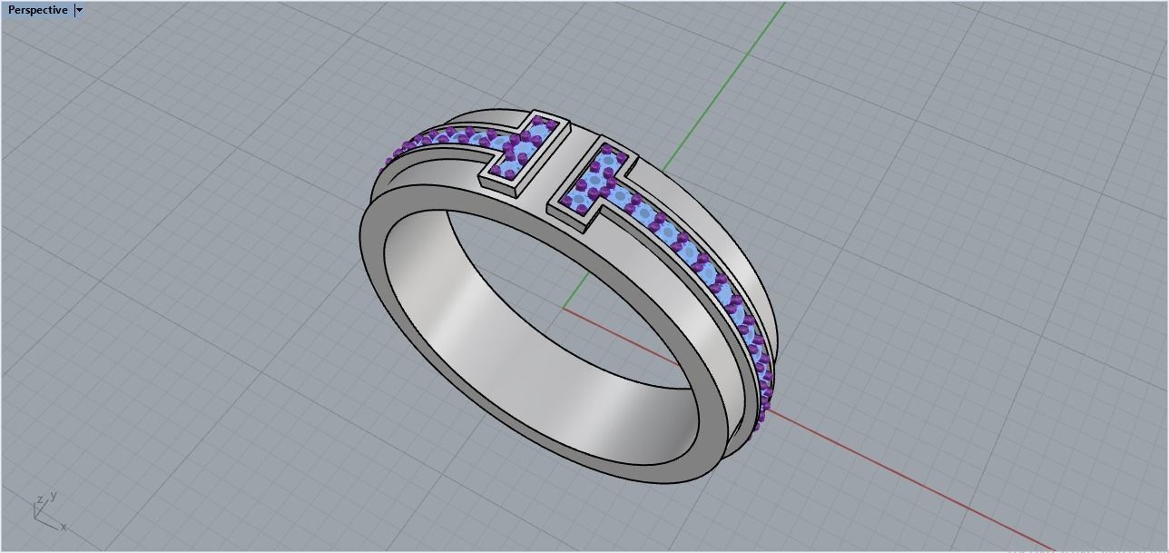 Tiffany ring 3D print model_16