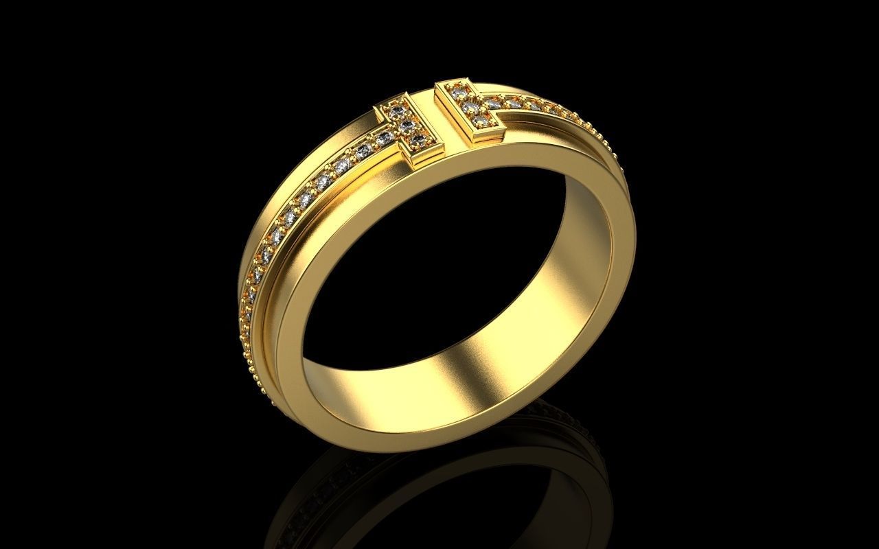 Tiffany ring 3D print model_6