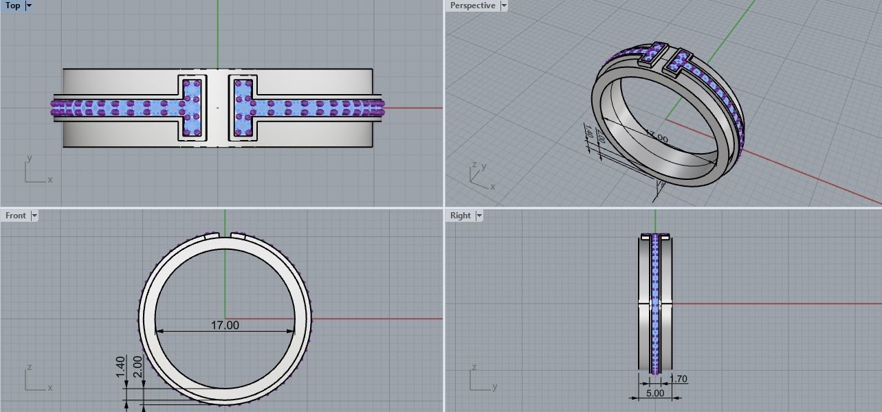 Tiffany ring 3D print model_15