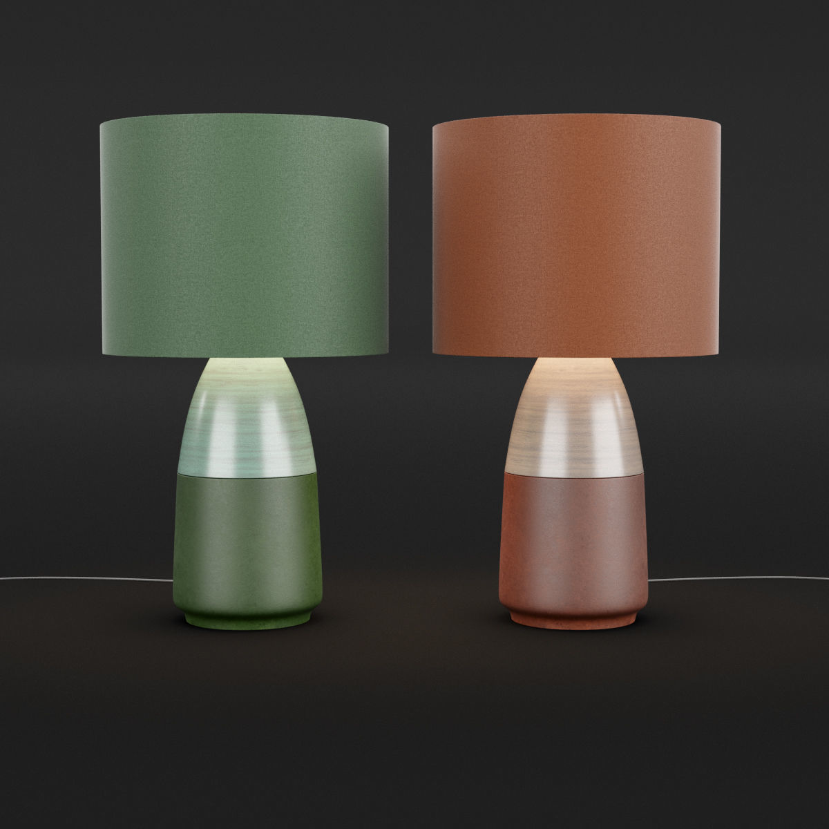 Table light 10 3D model_2