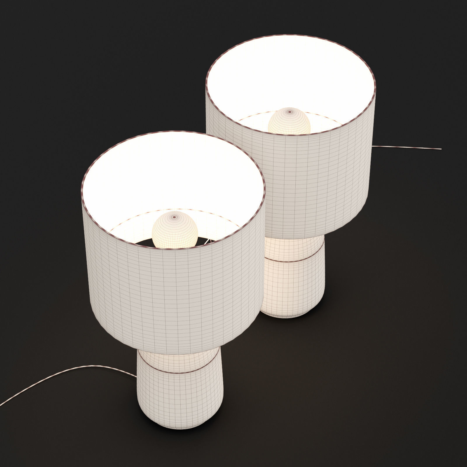 Table light 10 3D model_9