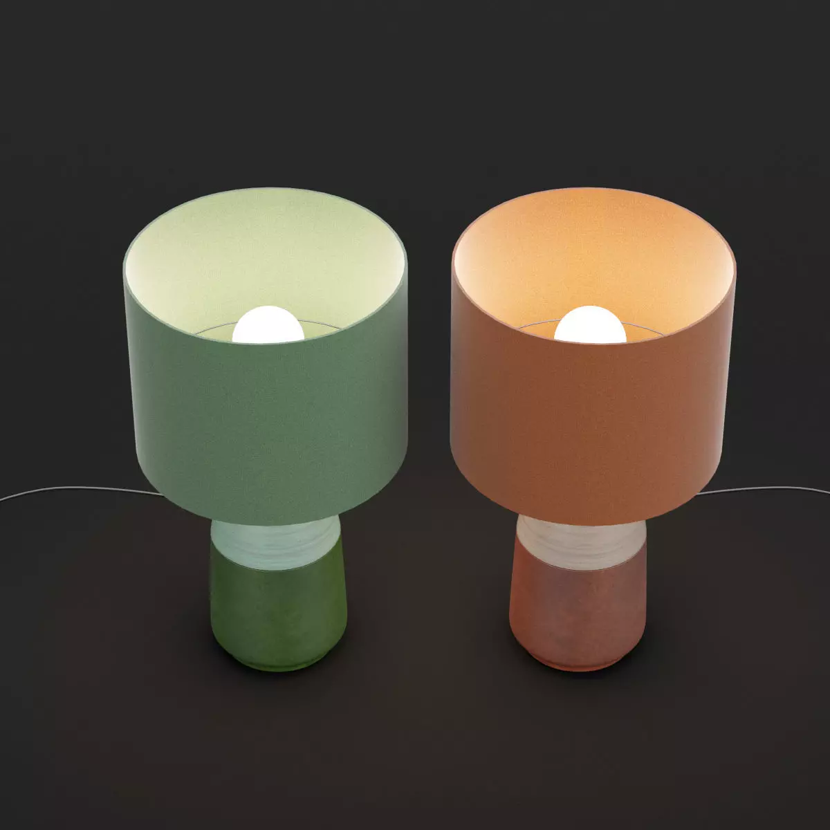 Table light 10 3D model_0