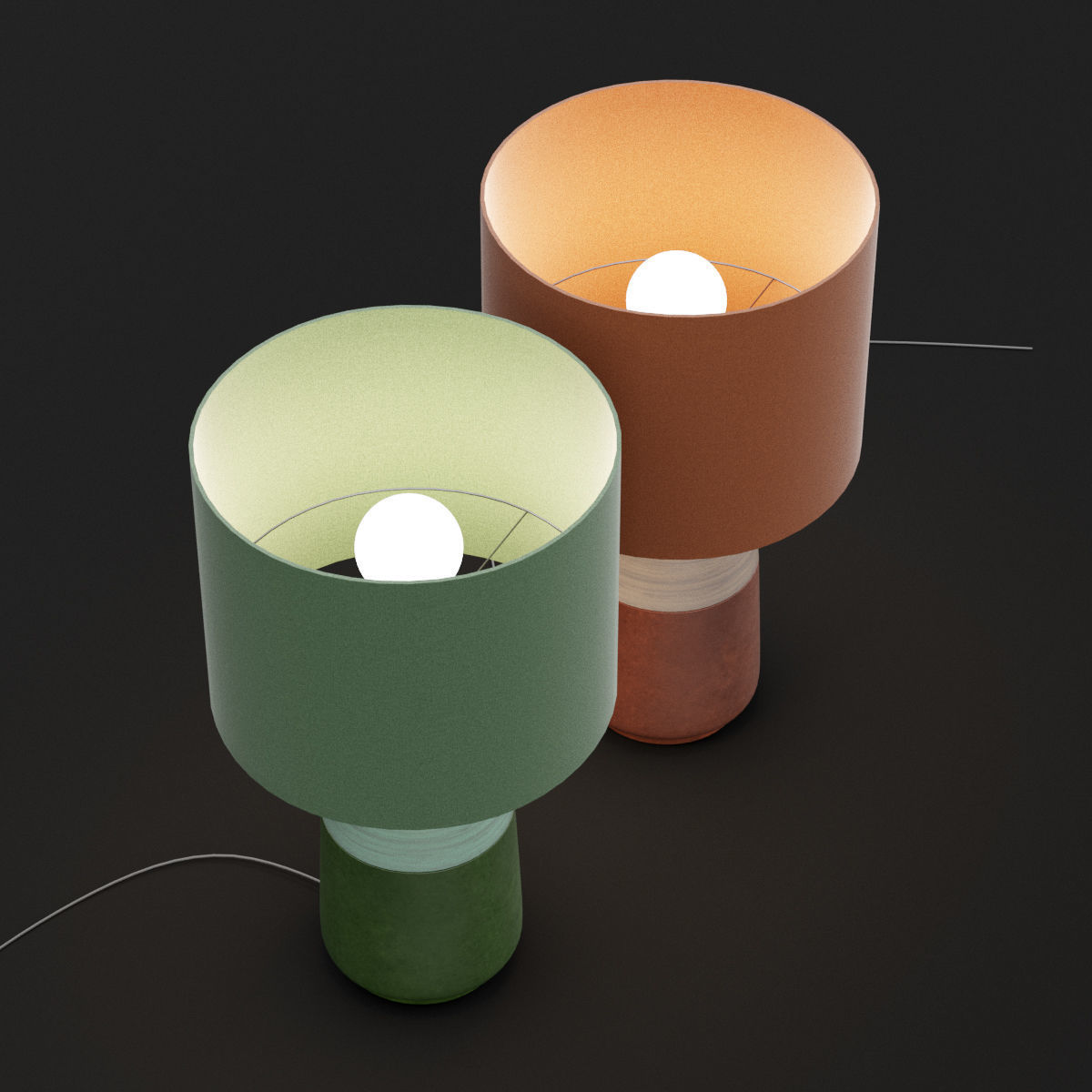 Table light 10 3D model_8