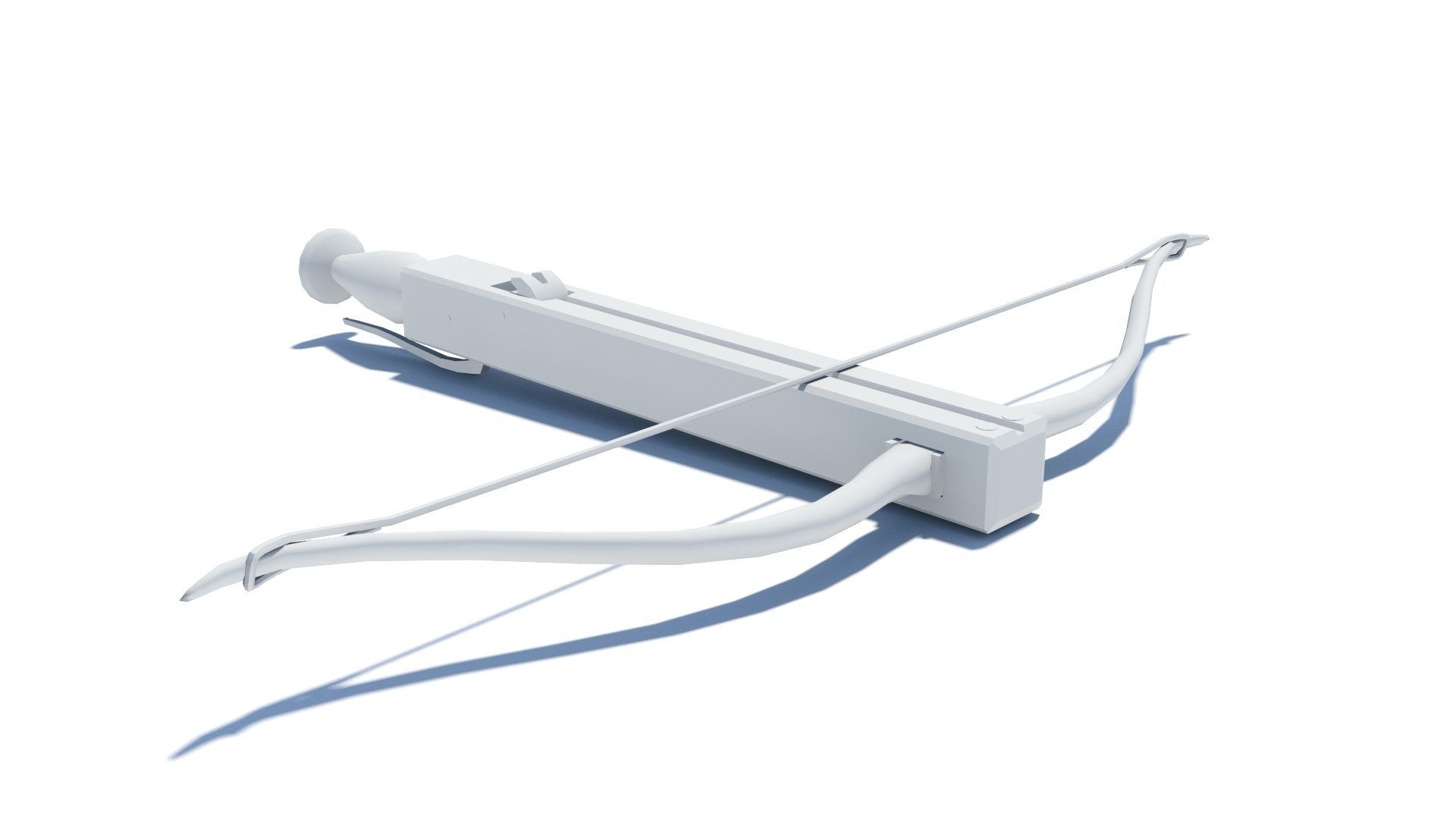 Roman composite crossbow Arcuballista Low-poly 3D model_12