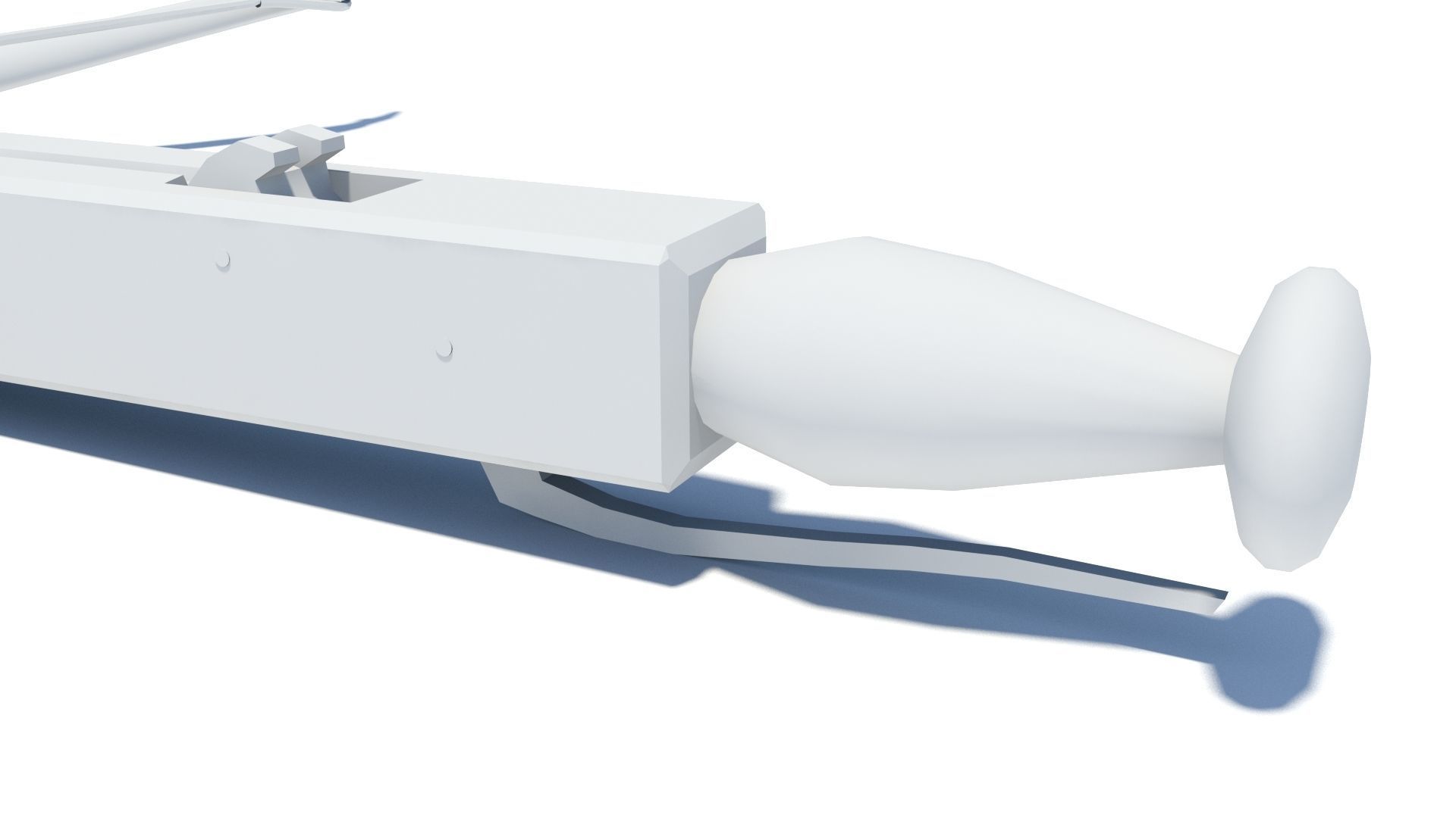 Roman composite crossbow Arcuballista Low-poly 3D model_26