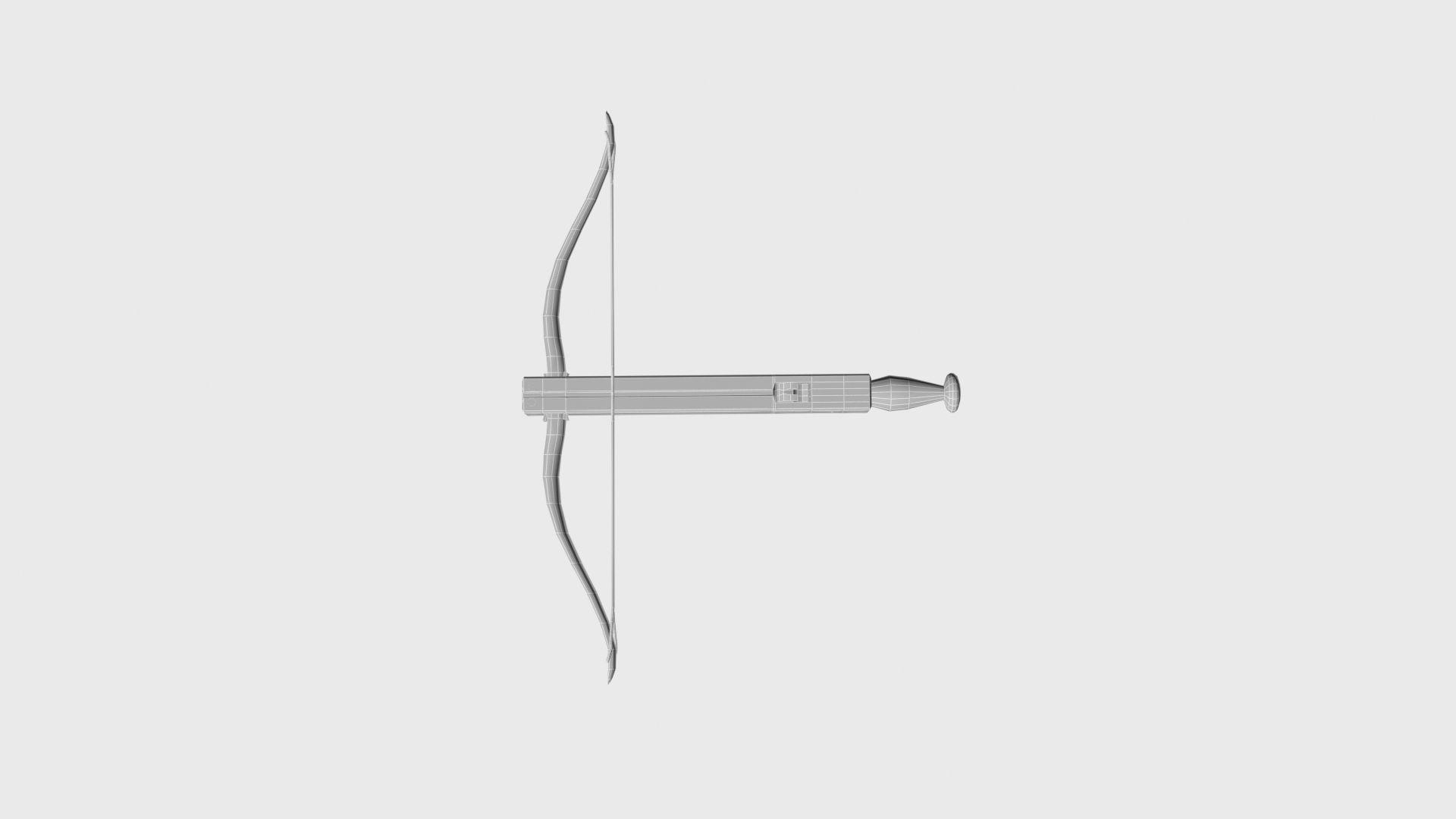 Roman composite crossbow Arcuballista Low-poly 3D model_19