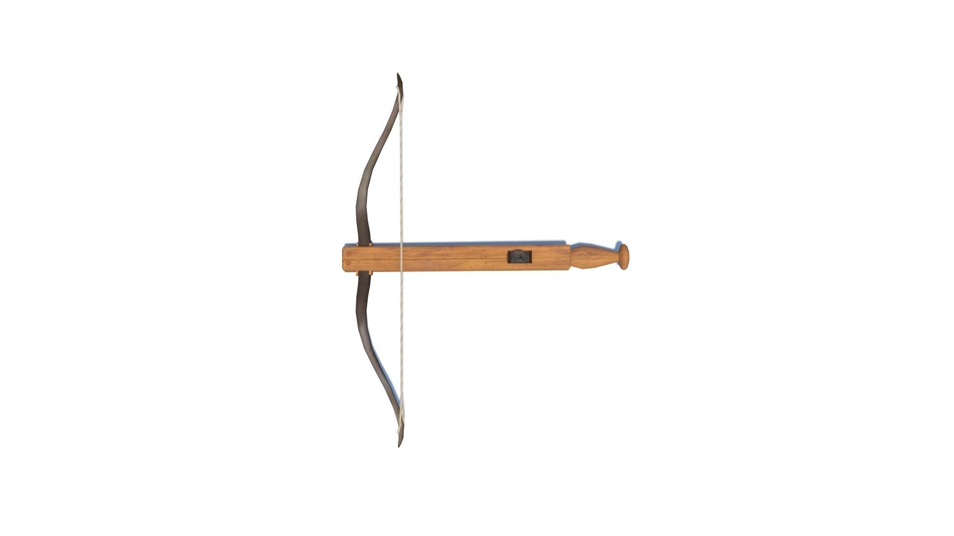 Roman composite crossbow Arcuballista Low-poly 3D model_4