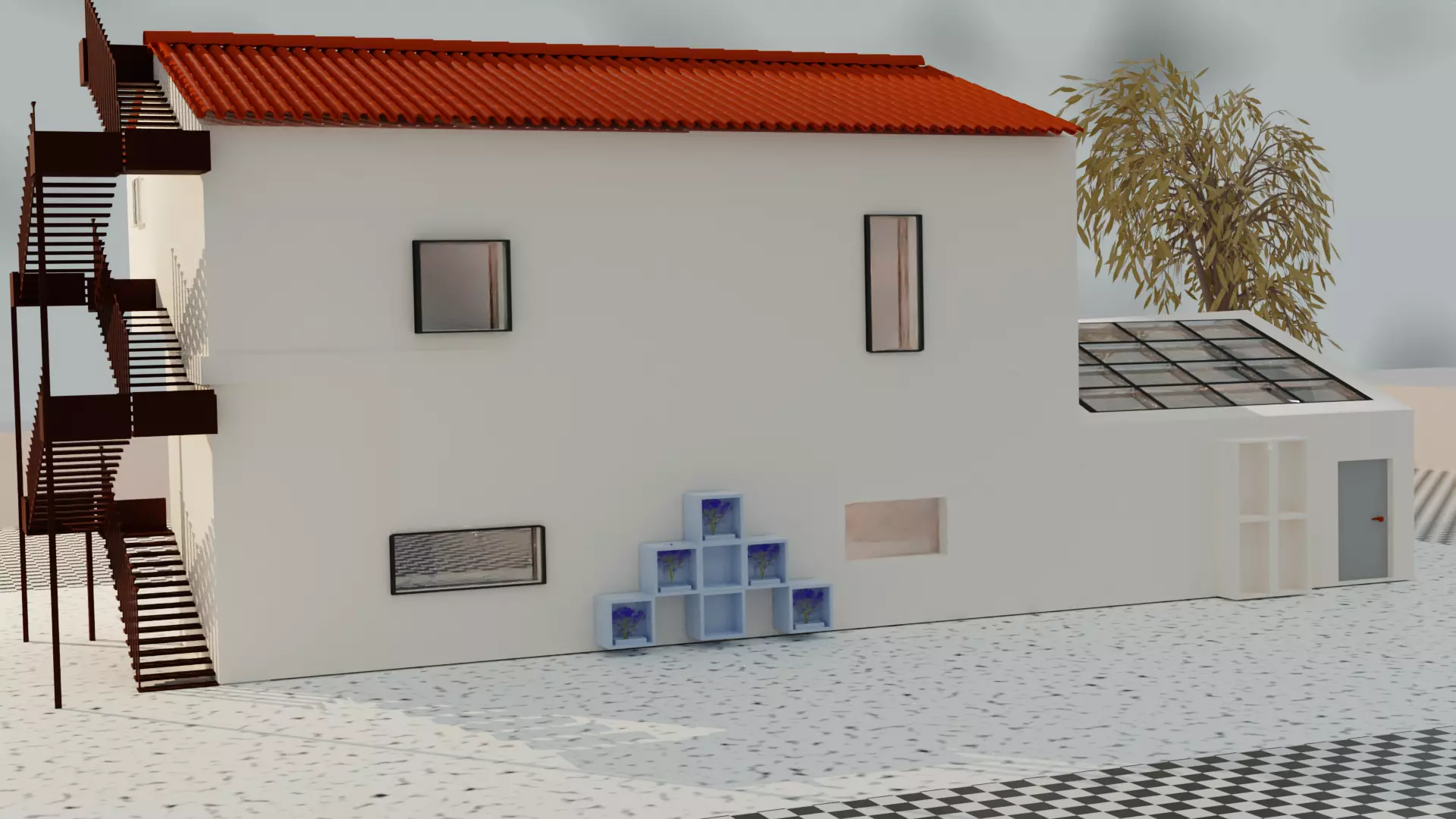 Architecture Rendering Villa house 3D model