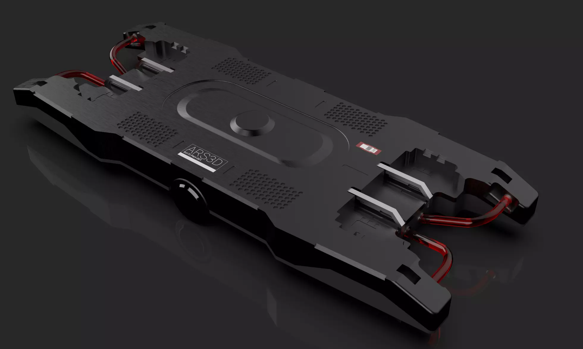 Sci-Fi Props Gadget Panel Free 3D model