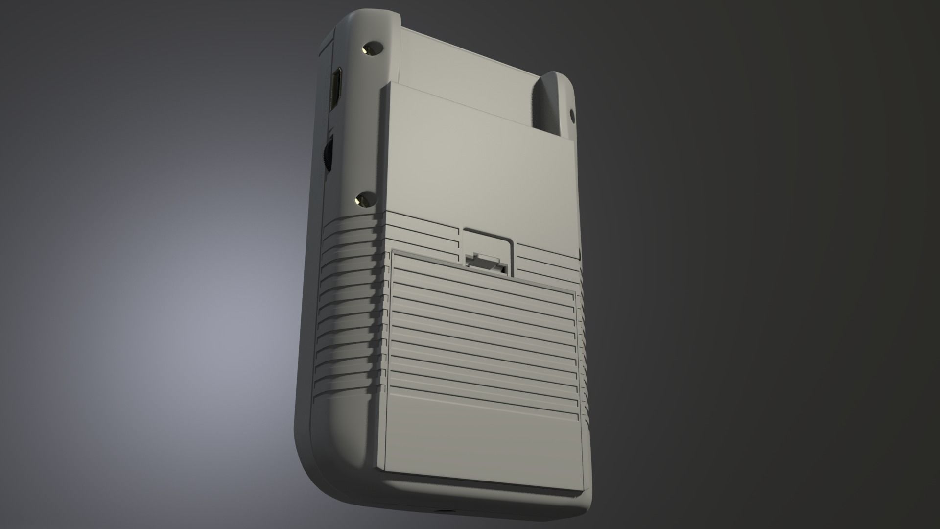 GameBoy with cartridge Bonus 3D model_1