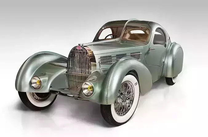 Bugatti-Type-57s-Aerolithe-Lithophane-Case vintage bugatti car 3D print model