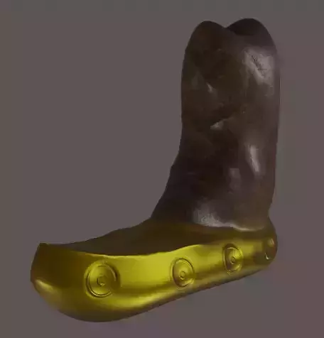 Rugged Golden Boots