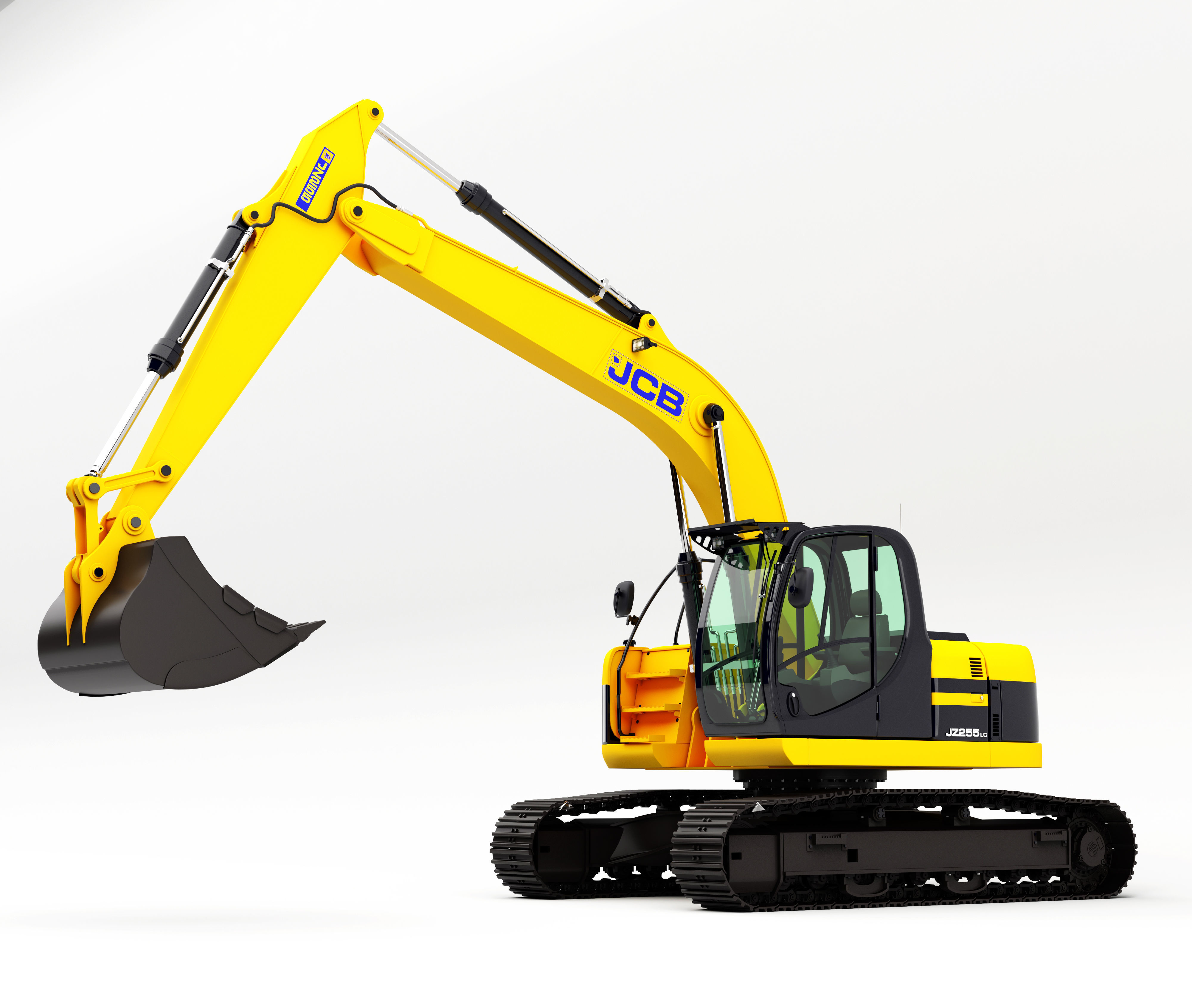 Excavator  JCB-JZ255 Rigged 3d model high detailed 3D model_5