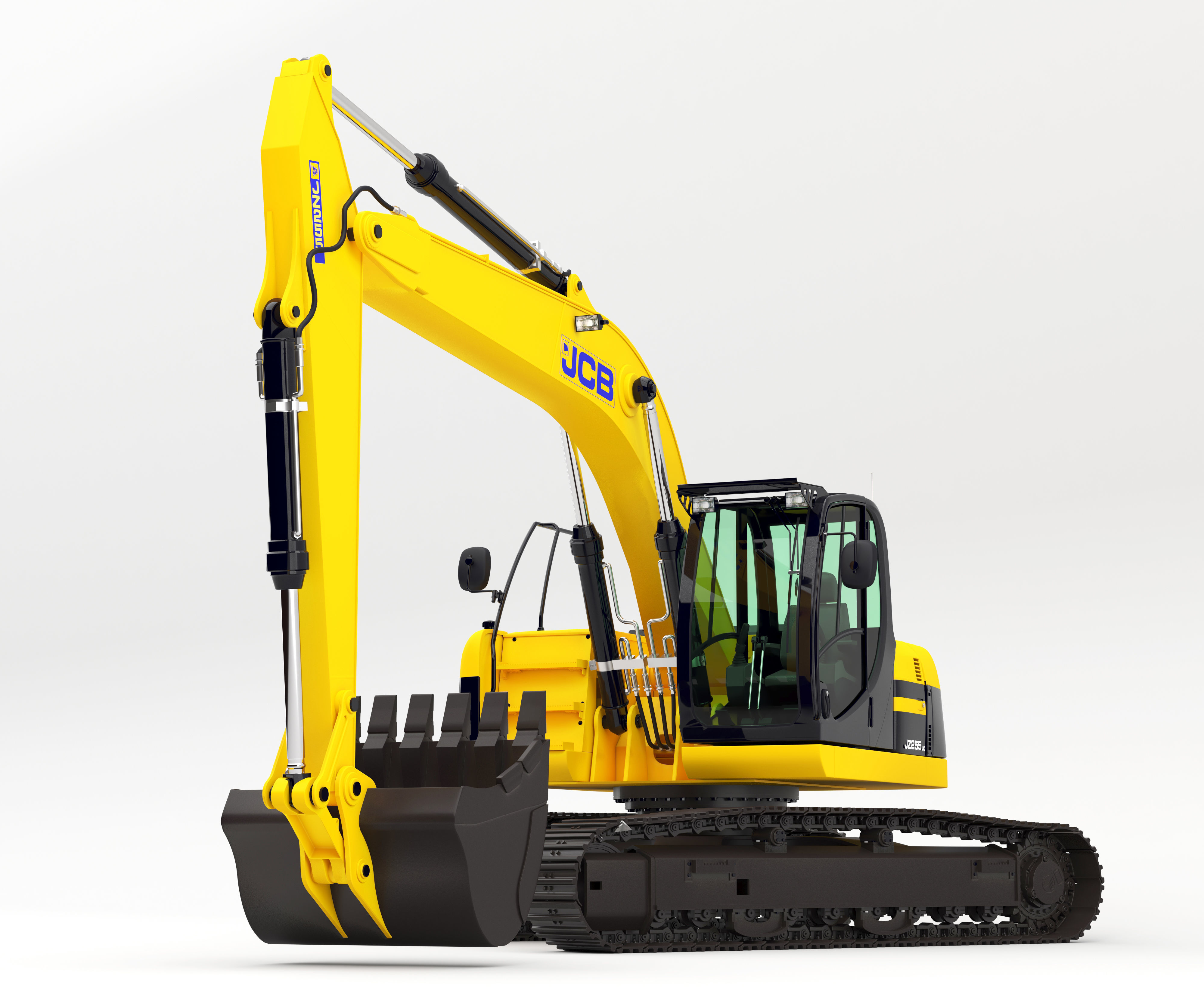 Excavator  JCB-JZ255 Rigged 3d model high detailed 3D model_9