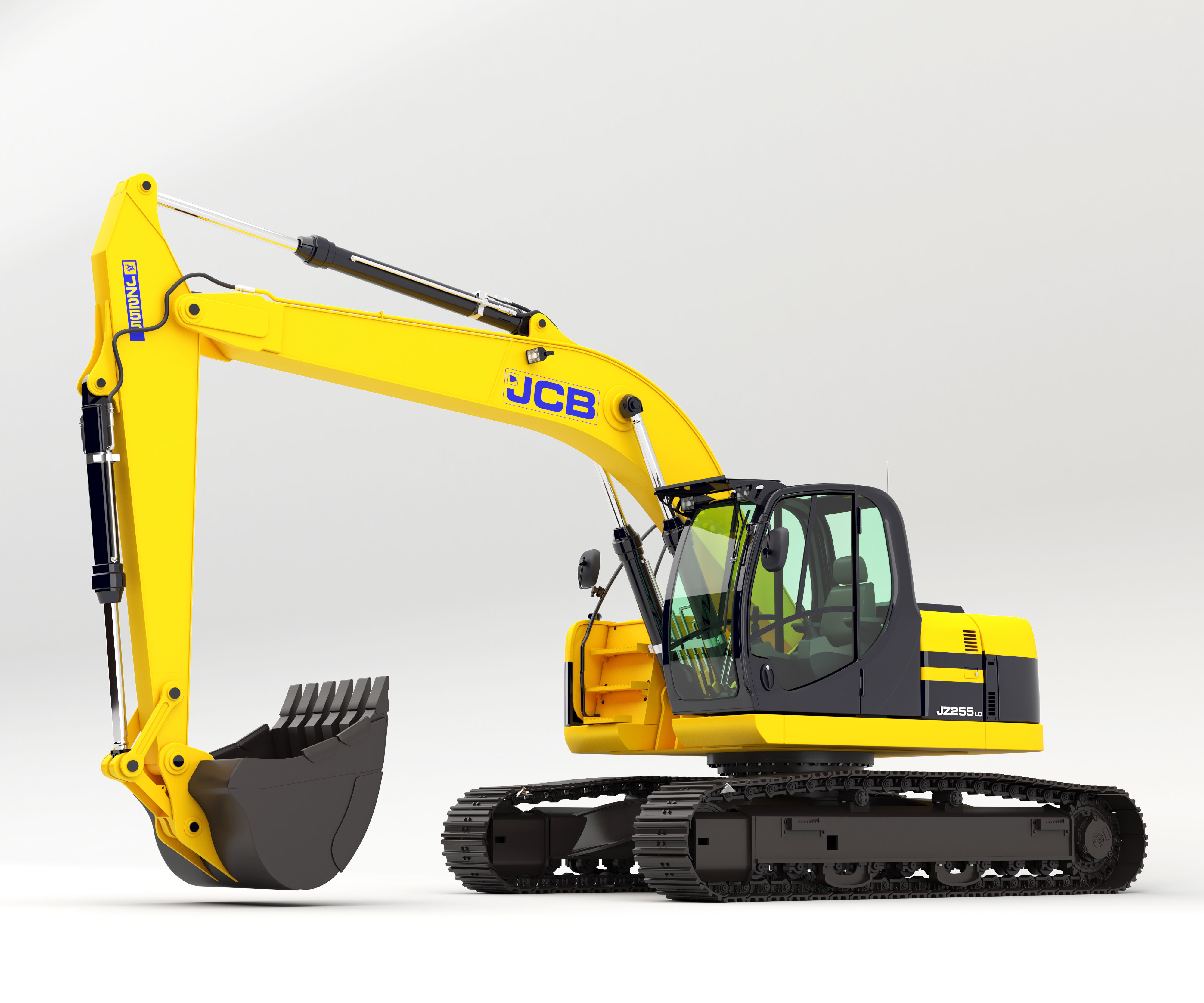 Excavator  JCB-JZ255 Rigged 3d model high detailed 3D model_6