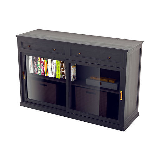 Ikea set MALSJO LESS chest of drawers 3D model