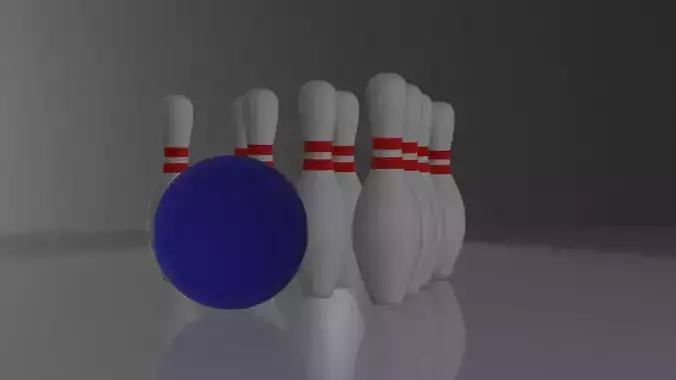 Bowling Pins Ball Set