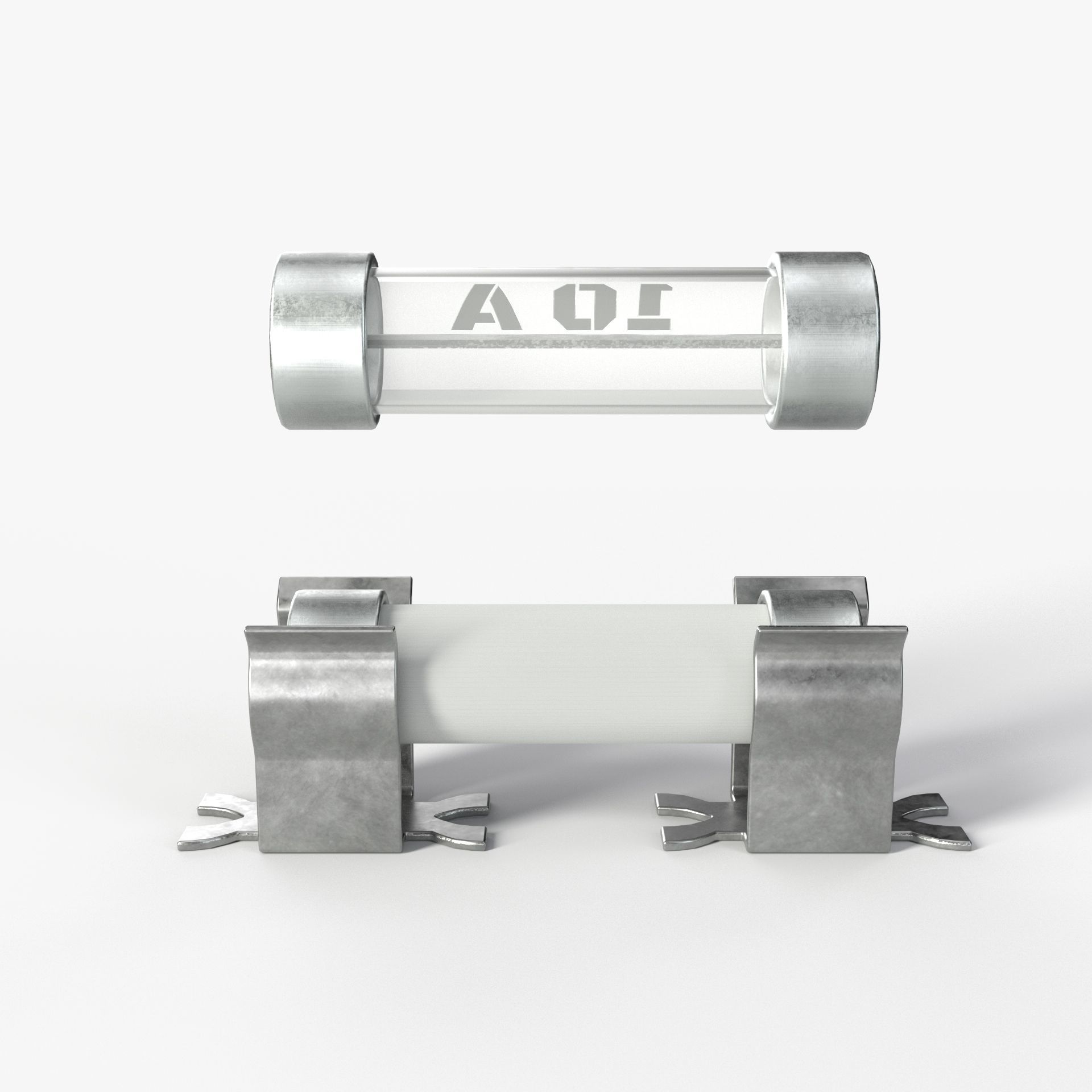 2K PBR Textured fuse model Low-poly 3D model_6