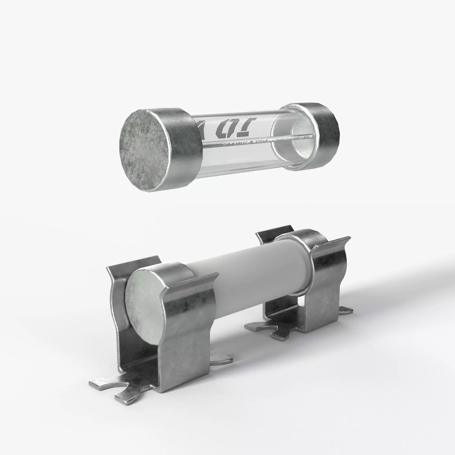 2K PBR Textured fuse model Low-poly 3D model_0