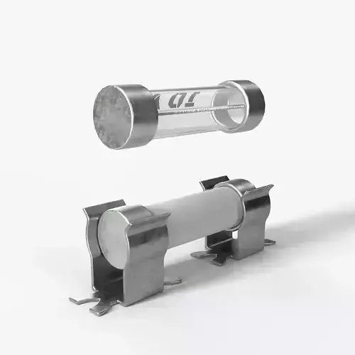 2K PBR Textured fuse model Low-poly 3D model