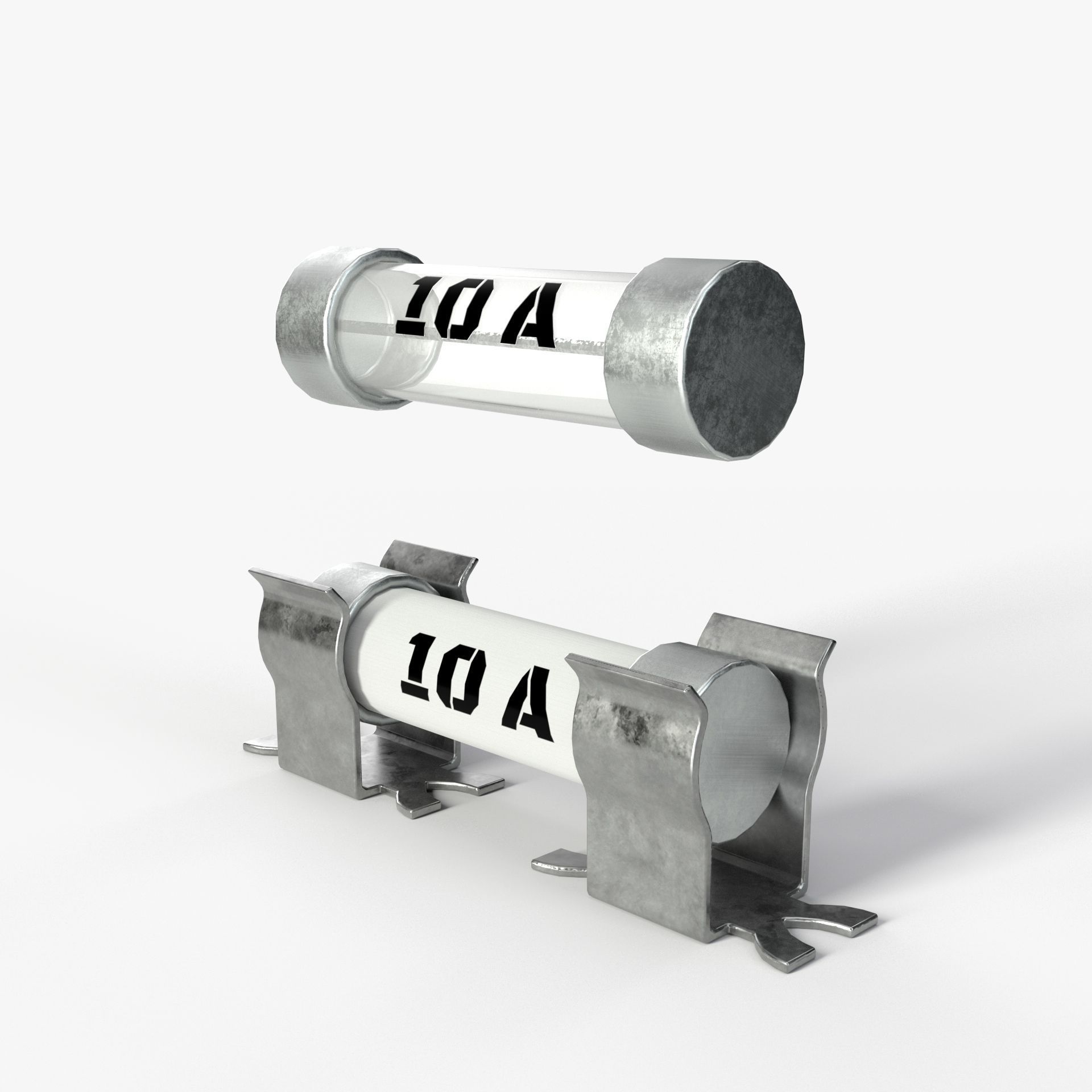 2K PBR Textured fuse model Low-poly 3D model_4